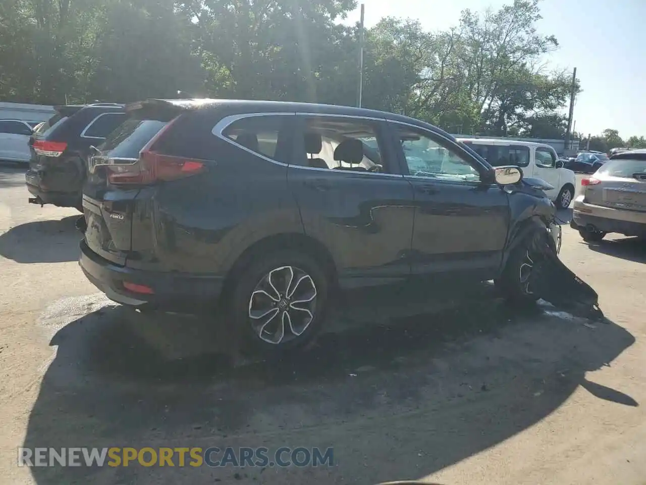 3 Photograph of a damaged car 2HKRW2H50MH615853 HONDA CRV 2021