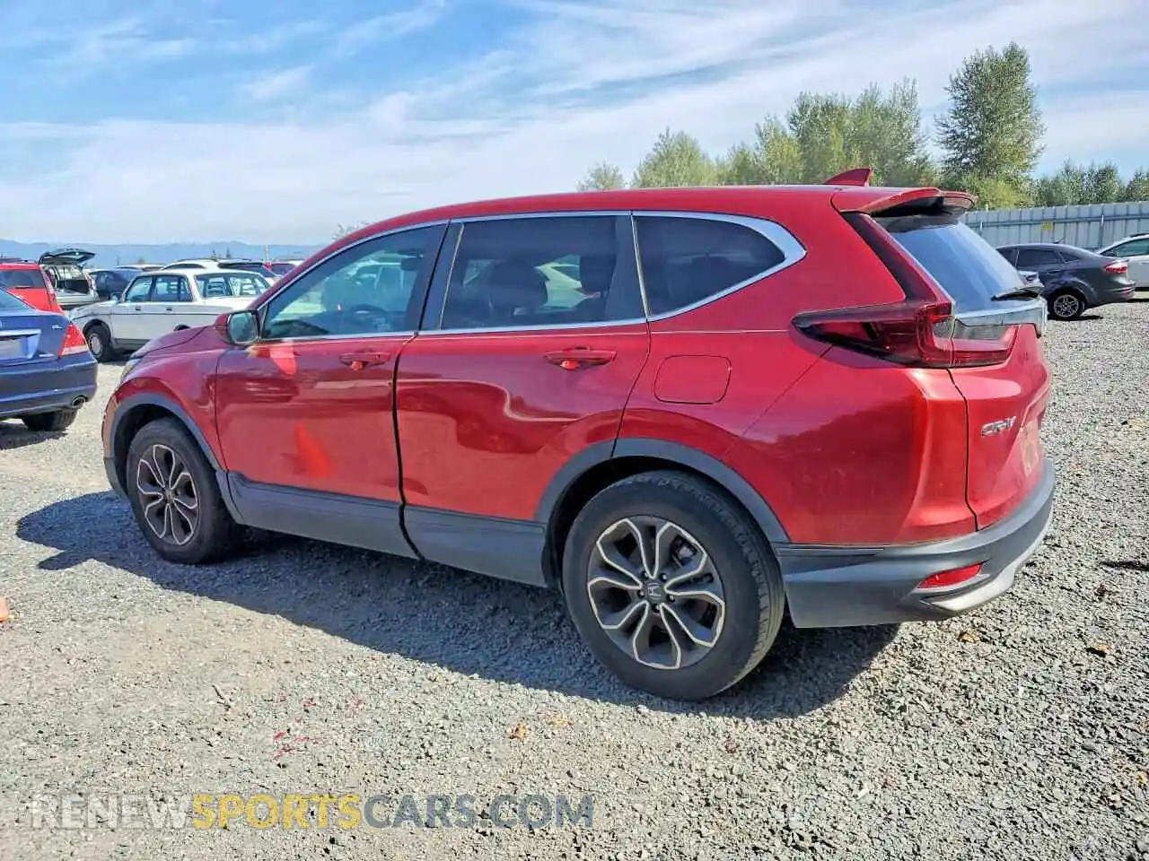2 fotografías del automóvil dañado 2HKRW2H50MH655351 HONDA CRV 2021