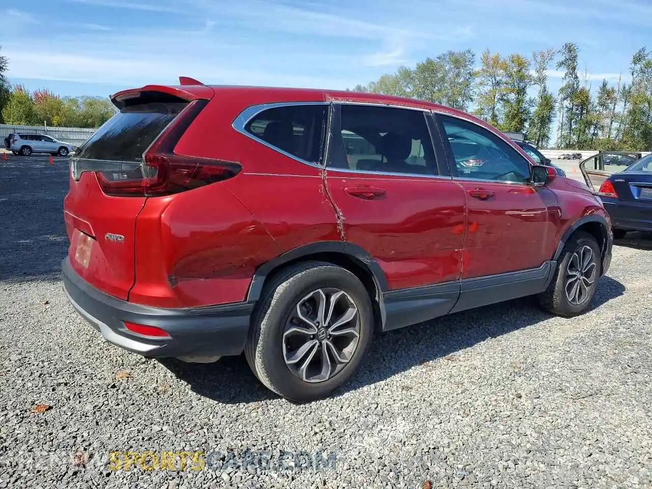3 fotografías del automóvil dañado 2HKRW2H50MH655351 HONDA CRV 2021