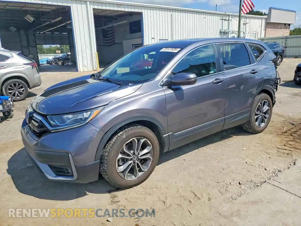 1 Photograph of a damaged car 2HKRW2H50MH676572 HONDA CRV 2021
