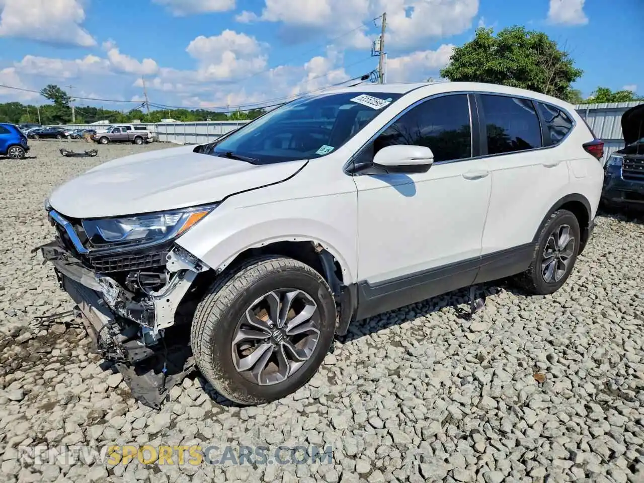 1 Photograph of a damaged car 2HKRW2H50MH684915 HONDA CRV 2021