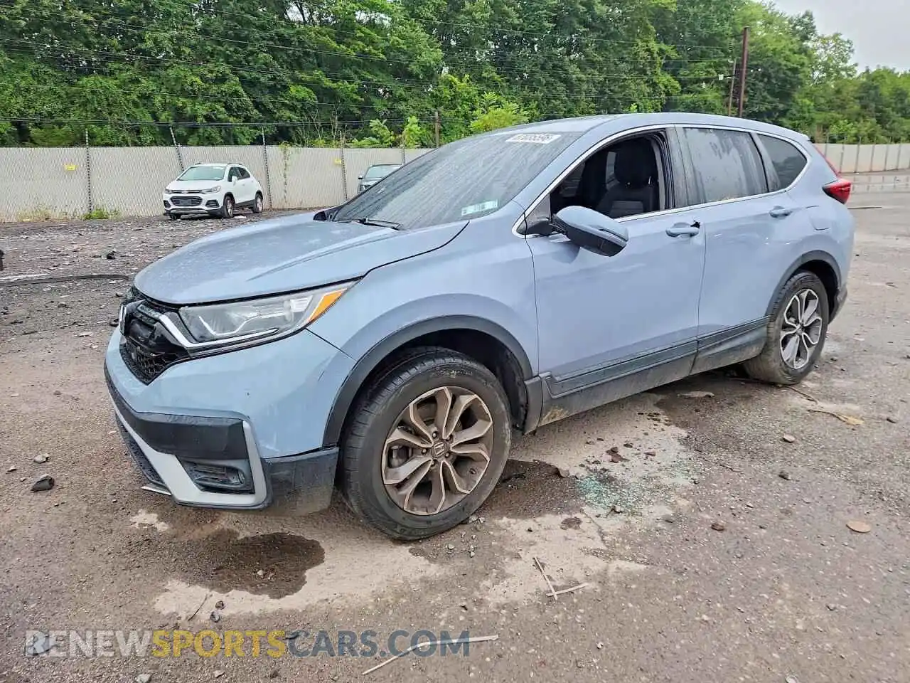 1 Photograph of a damaged car 2HKRW2H51MH618356 HONDA CRV 2021