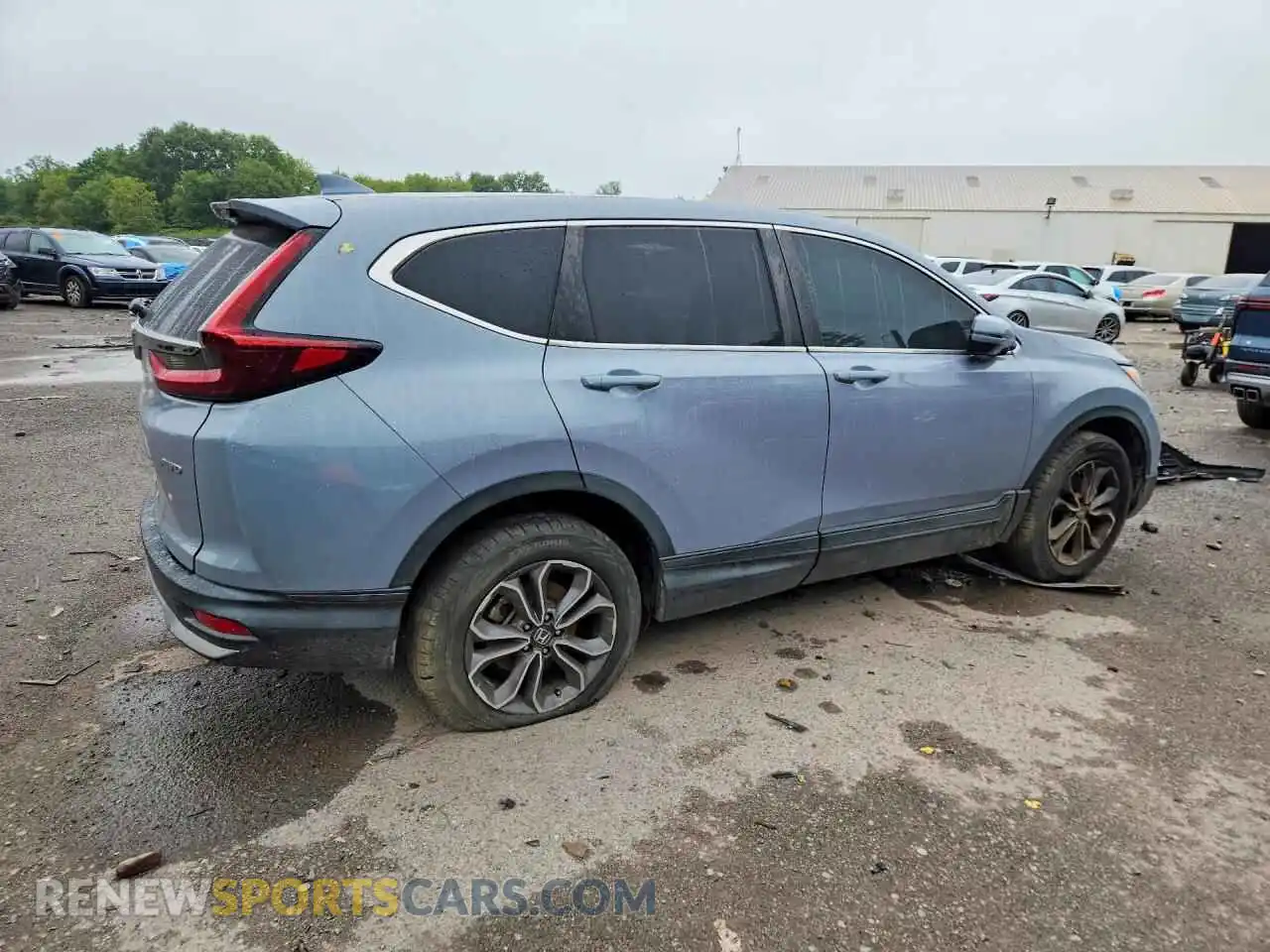 3 Photograph of a damaged car 2HKRW2H51MH618356 HONDA CRV 2021