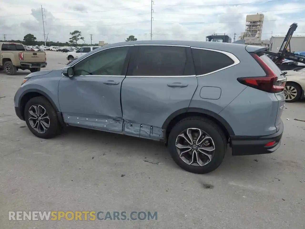 2 Photograph of a damaged car 2HKRW2H51MH653415 HONDA CRV 2021