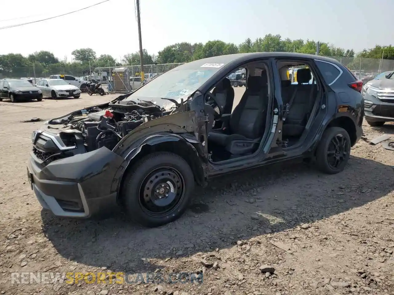 1 Photograph of a damaged car 2HKRW2H51MH681201 HONDA CRV 2021