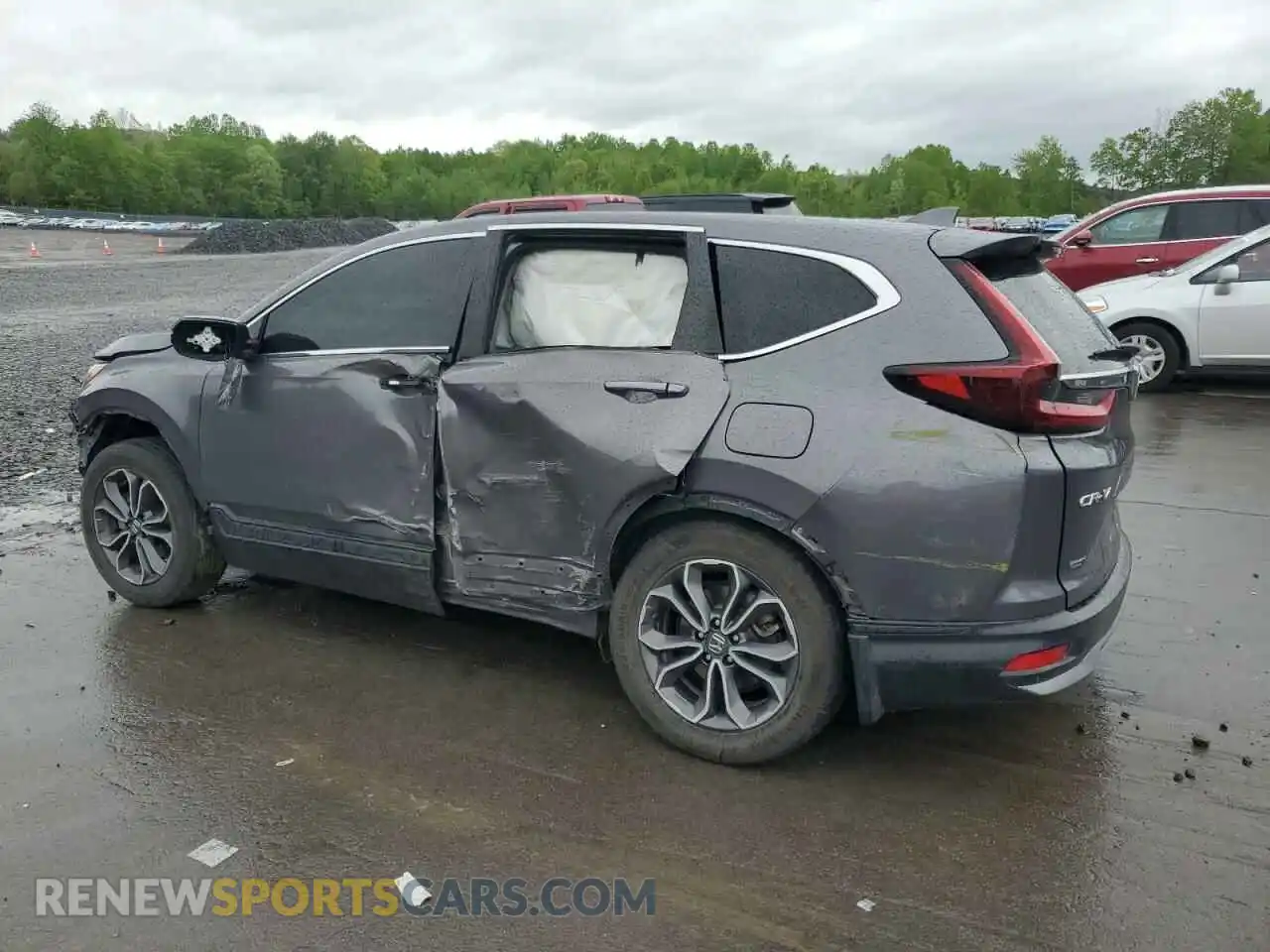 2 Photograph of a damaged car 2HKRW2H52MH606779 HONDA CRV 2021