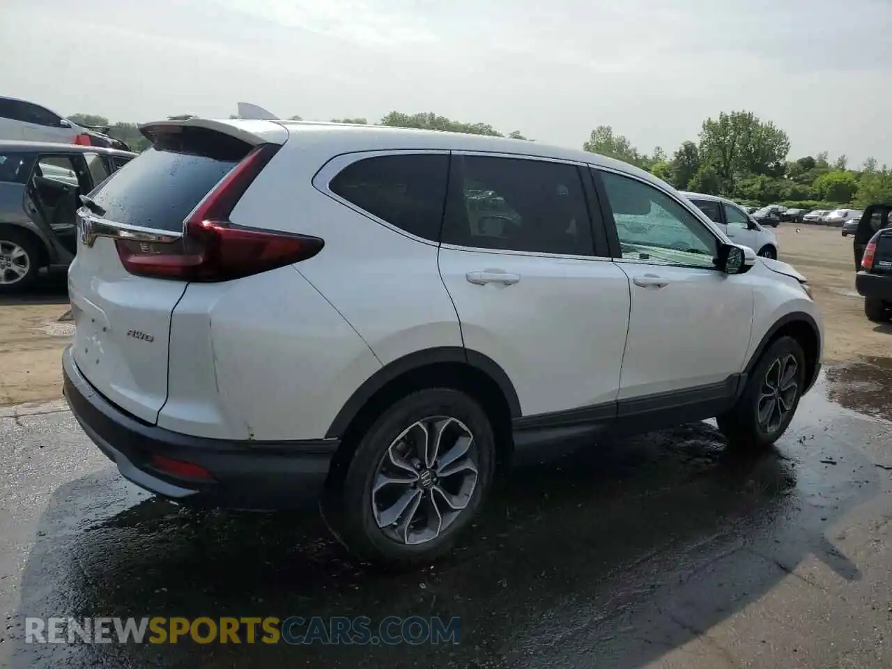 3 Photograph of a damaged car 2HKRW2H52MH618883 HONDA CRV 2021