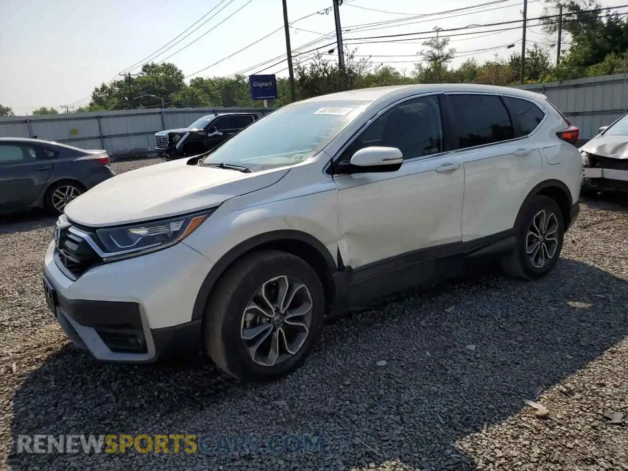 1 Photograph of a damaged car 2HKRW2H52MH643363 HONDA CRV 2021