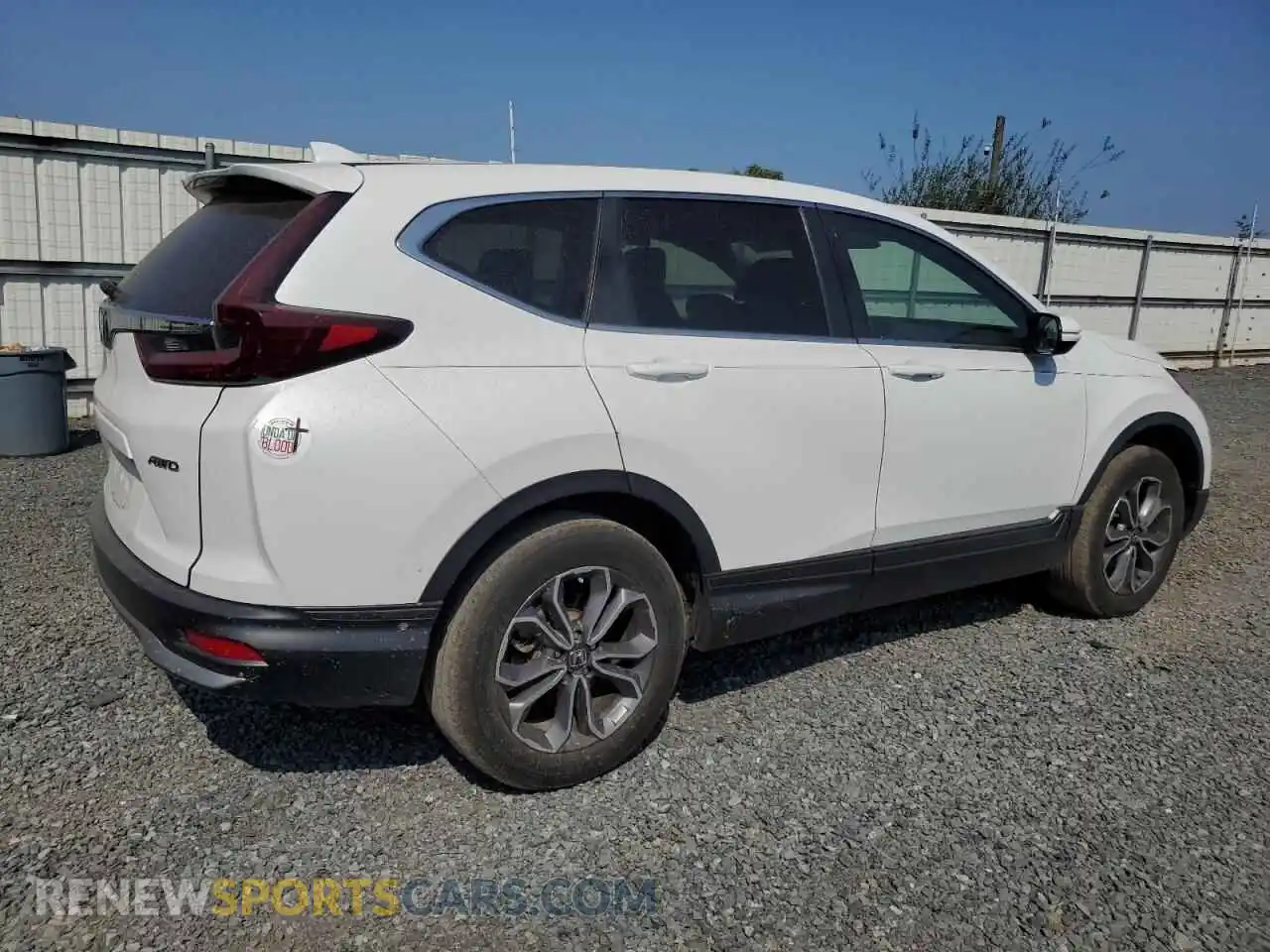3 Photograph of a damaged car 2HKRW2H52MH643363 HONDA CRV 2021