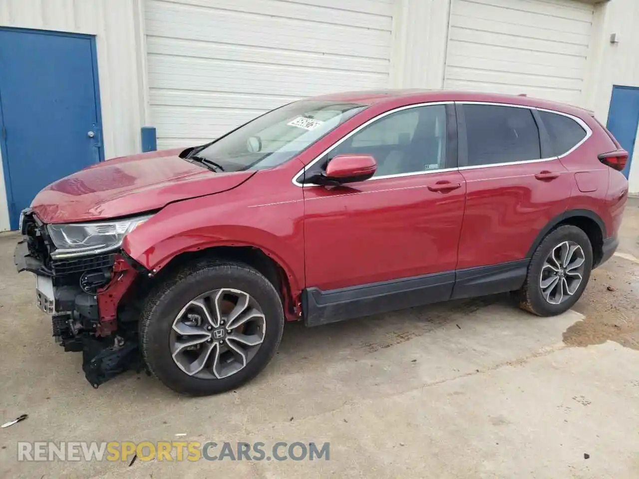 1 Photograph of a damaged car 2HKRW2H52MH669865 HONDA CRV 2021