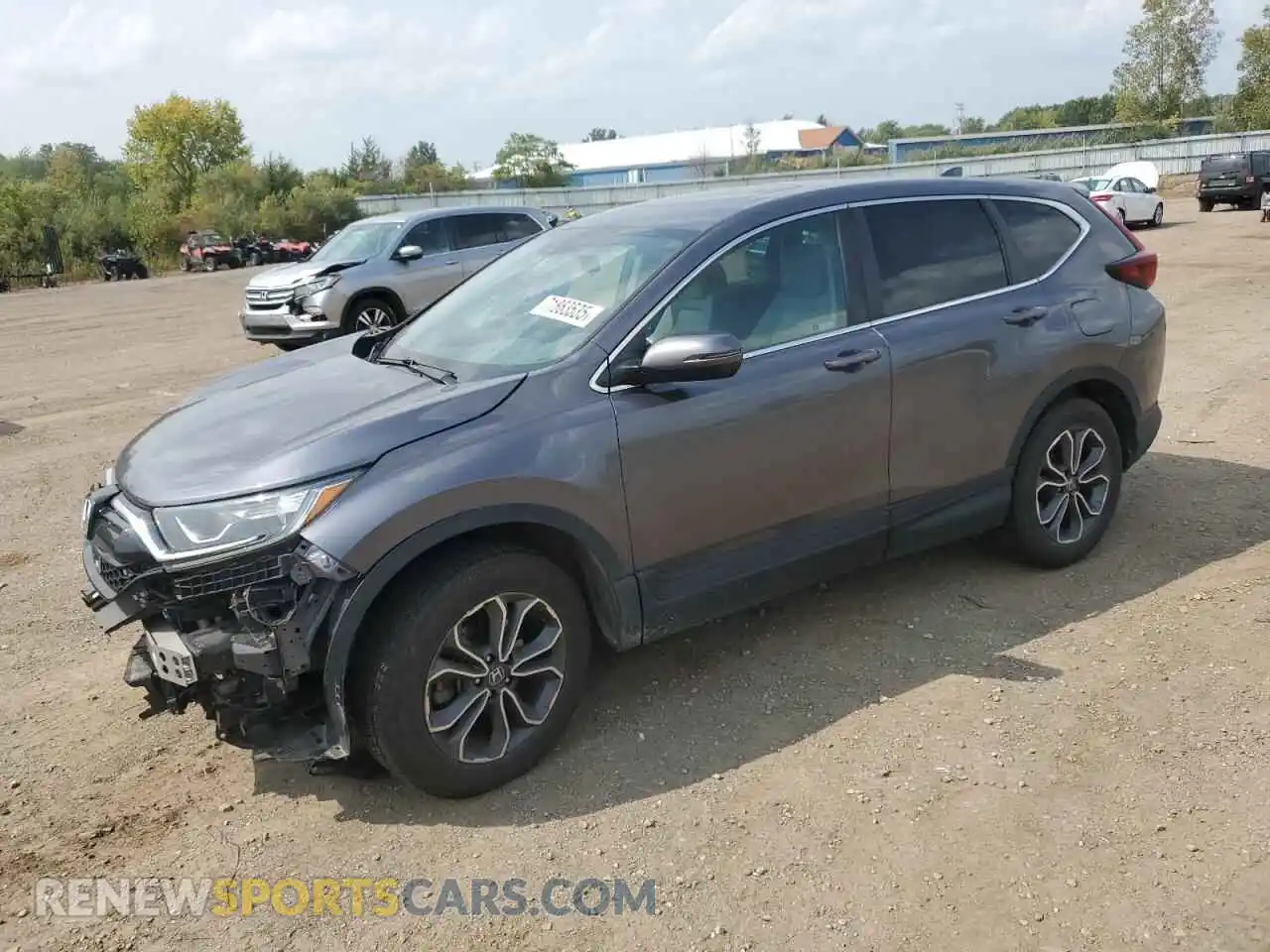 1 Photograph of a damaged car 2HKRW2H52MH679134 HONDA CRV 2021