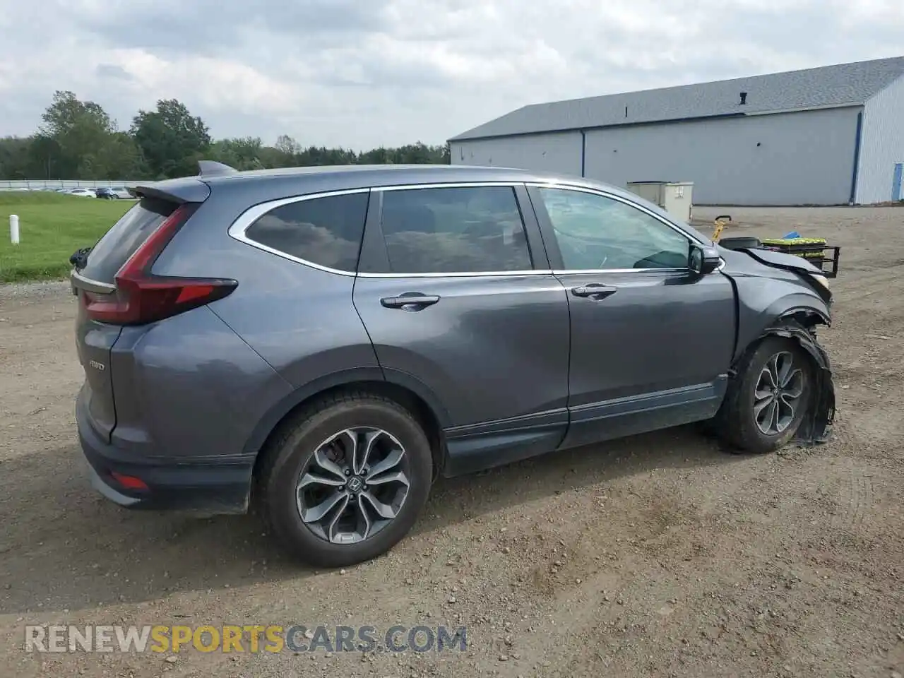 3 Photograph of a damaged car 2HKRW2H52MH679134 HONDA CRV 2021