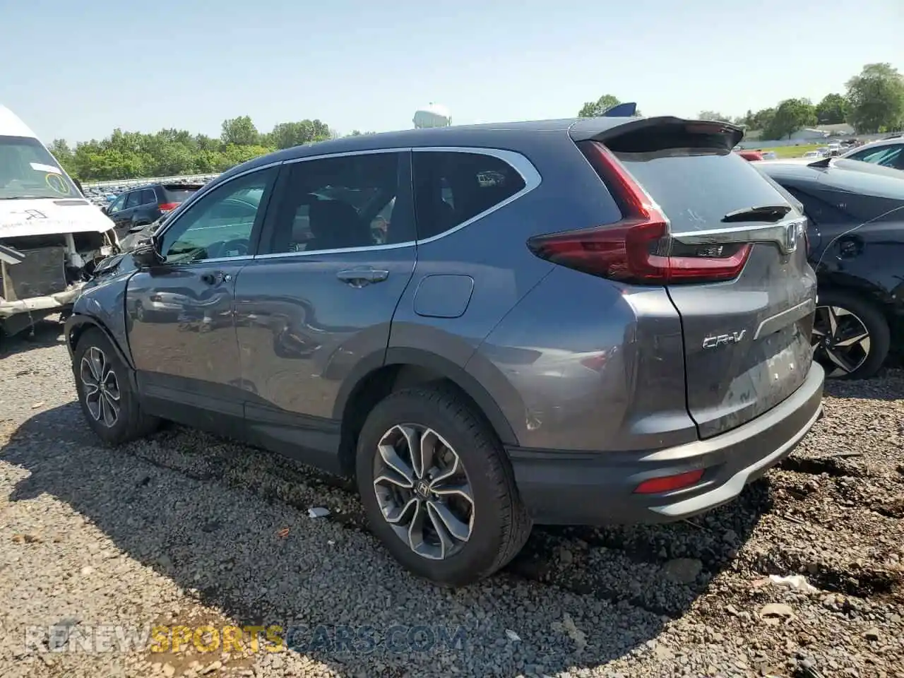 2 Photograph of a damaged car 2HKRW2H53MH605351 HONDA CRV 2021