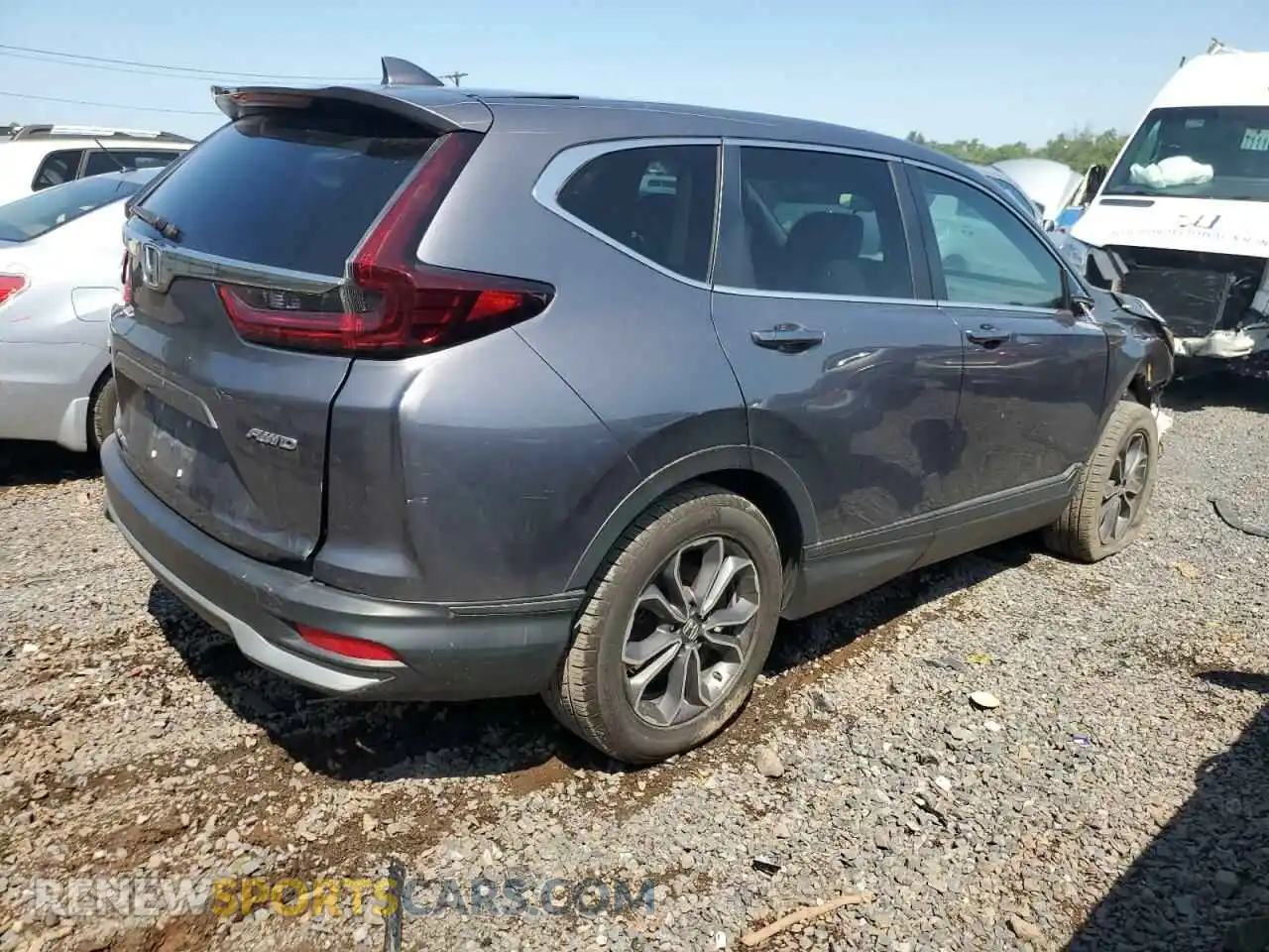 3 Photograph of a damaged car 2HKRW2H53MH605351 HONDA CRV 2021