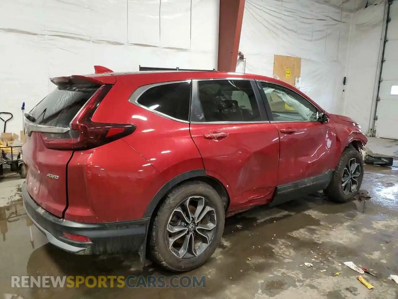 3 Photograph of a damaged car 2HKRW2H53MH630492 HONDA CRV 2021