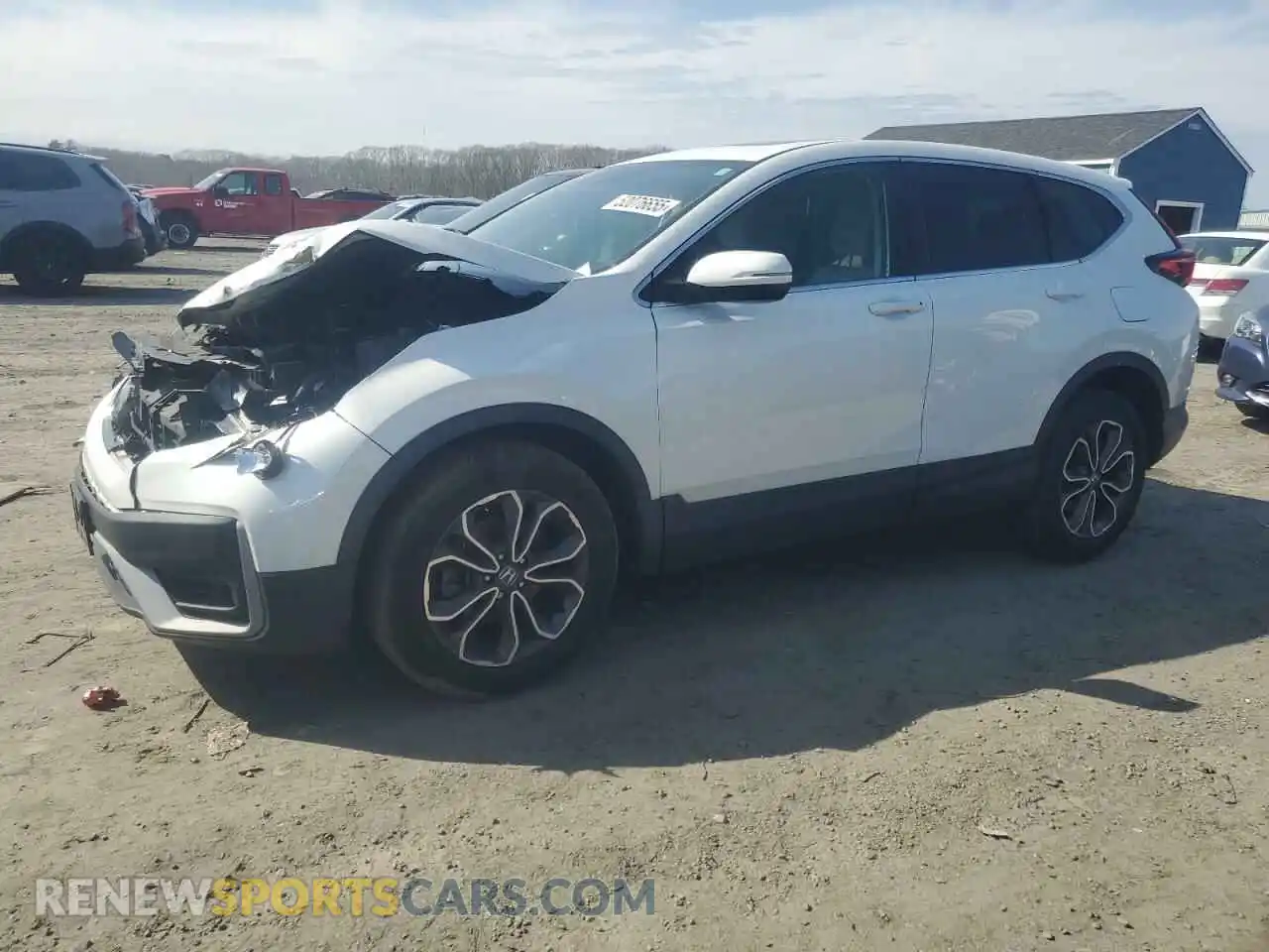 1 Photograph of a damaged car 2HKRW2H53MH655568 HONDA CRV 2021
