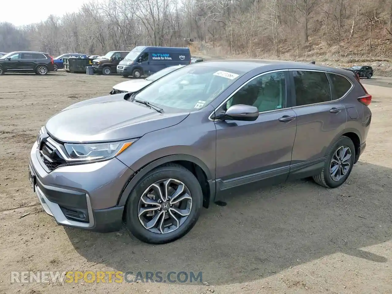 1 Photograph of a damaged car 2HKRW2H53MH674668 HONDA CRV 2021