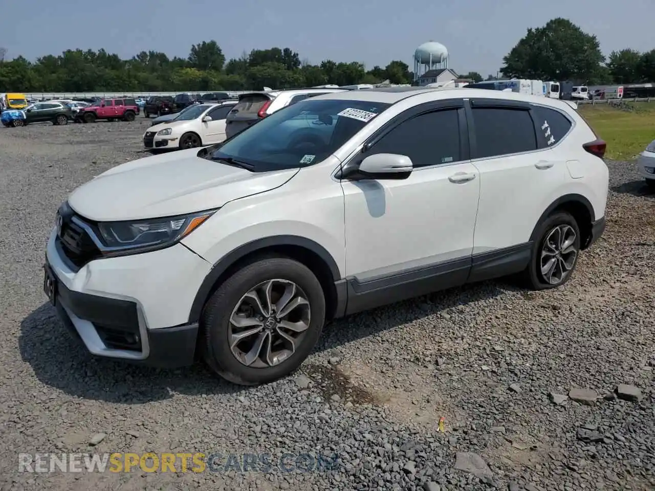 1 Photograph of a damaged car 2HKRW2H54MH610655 HONDA CRV 2021