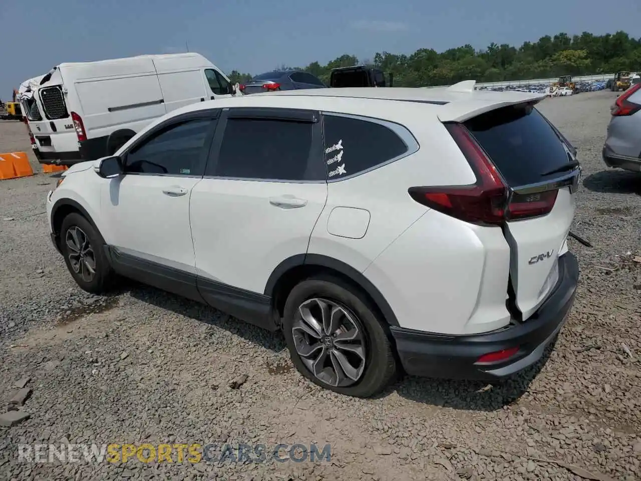 2 Photograph of a damaged car 2HKRW2H54MH610655 HONDA CRV 2021