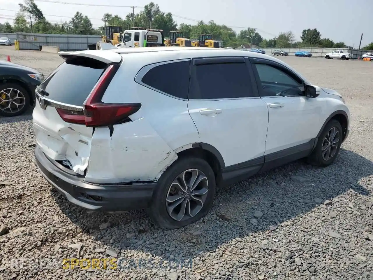 3 Photograph of a damaged car 2HKRW2H54MH610655 HONDA CRV 2021