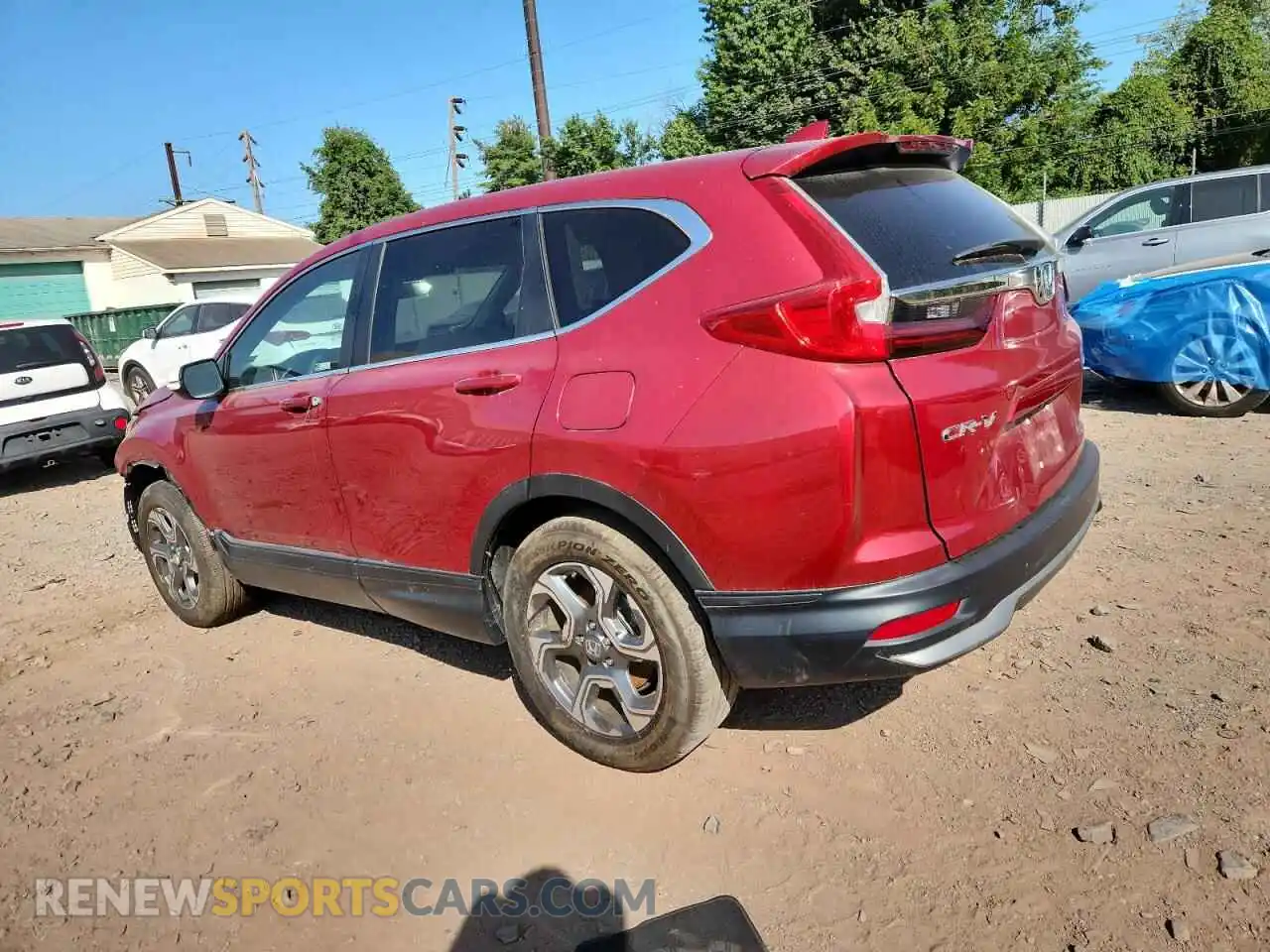 2 Фотография поврежденного автомобиля 2HKRW2H54MH655210 HONDA CRV 2021