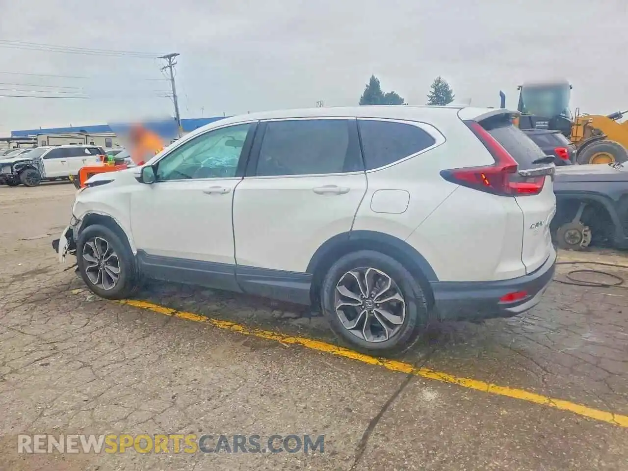 2 Photograph of a damaged car 2HKRW2H55MH604251 HONDA CRV 2021