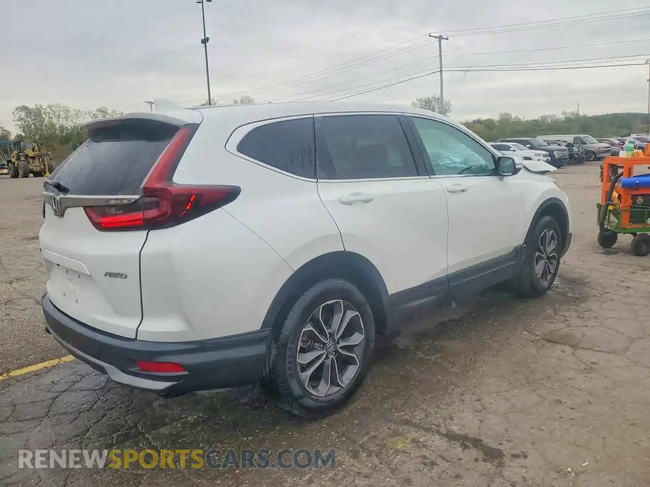 3 Photograph of a damaged car 2HKRW2H55MH604251 HONDA CRV 2021