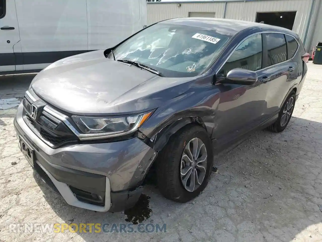 1 Photograph of a damaged car 2HKRW2H55MH616125 HONDA CRV 2021