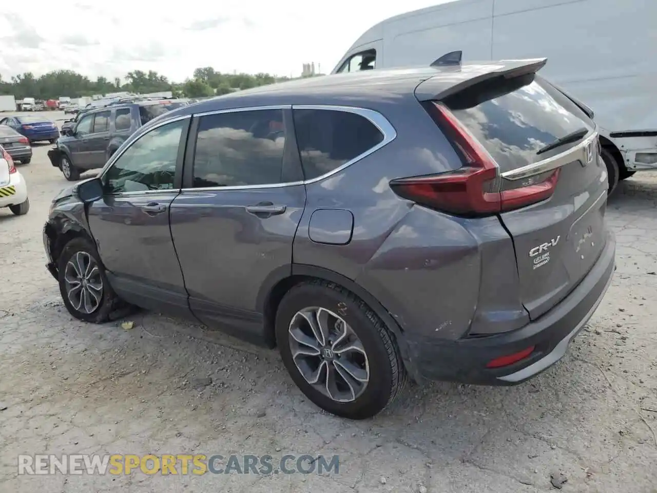 2 Photograph of a damaged car 2HKRW2H55MH616125 HONDA CRV 2021