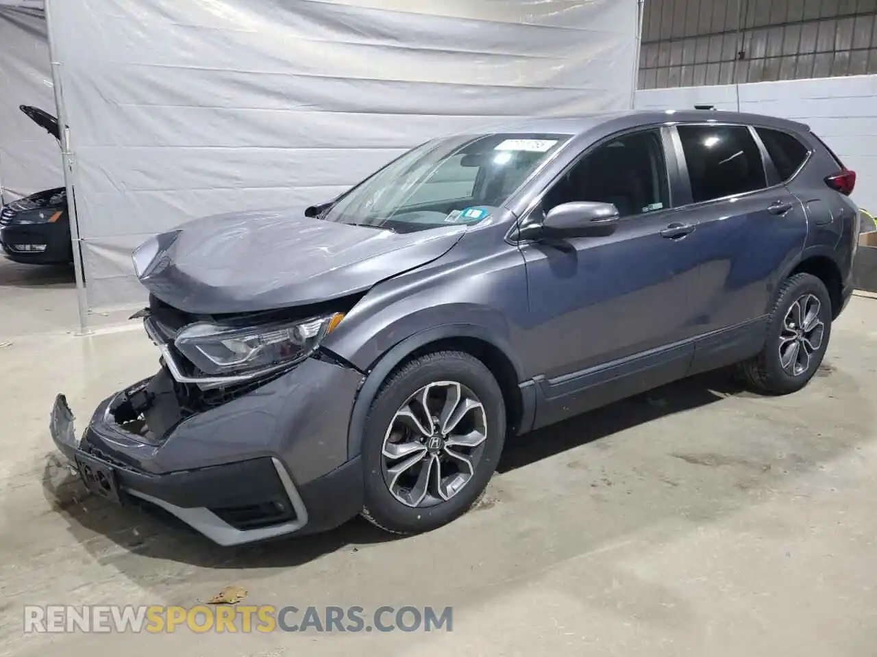 1 Photograph of a damaged car 2HKRW2H55MH643020 HONDA CRV 2021