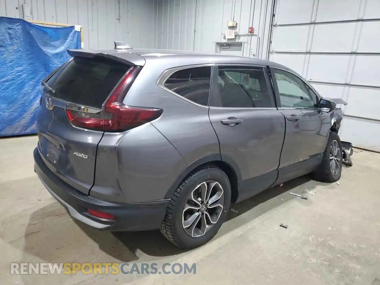 3 Photograph of a damaged car 2HKRW2H55MH643020 HONDA CRV 2021