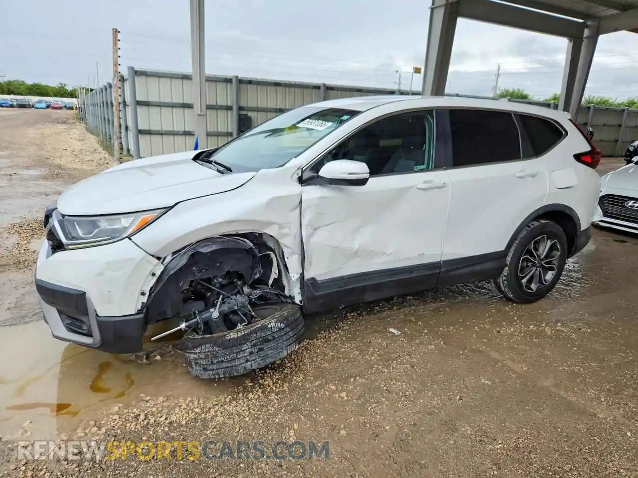 1 Photograph of a damaged car 2HKRW2H55MH652462 HONDA CRV 2021