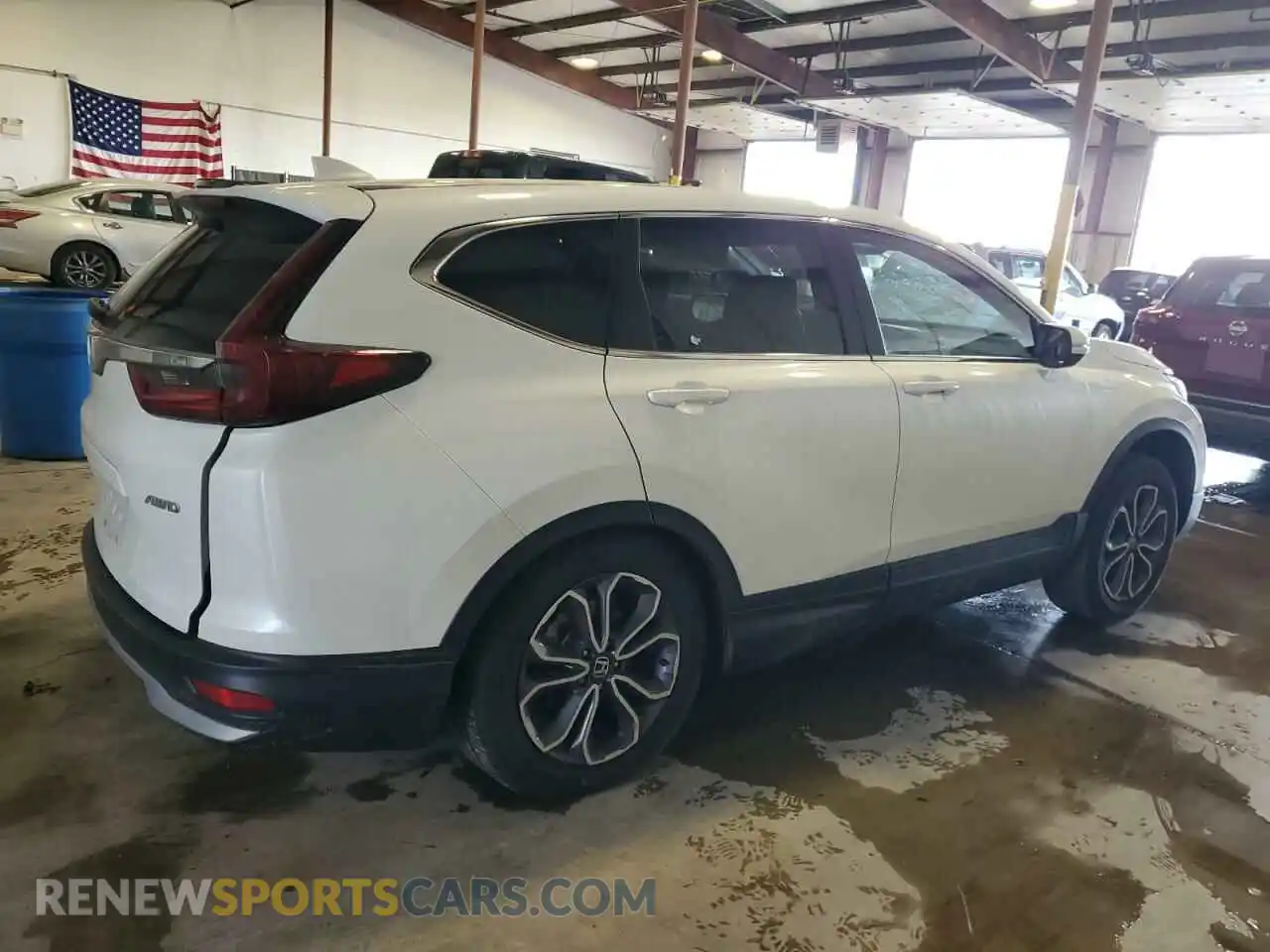 3 Photograph of a damaged car 2HKRW2H56MH630986 HONDA CRV 2021