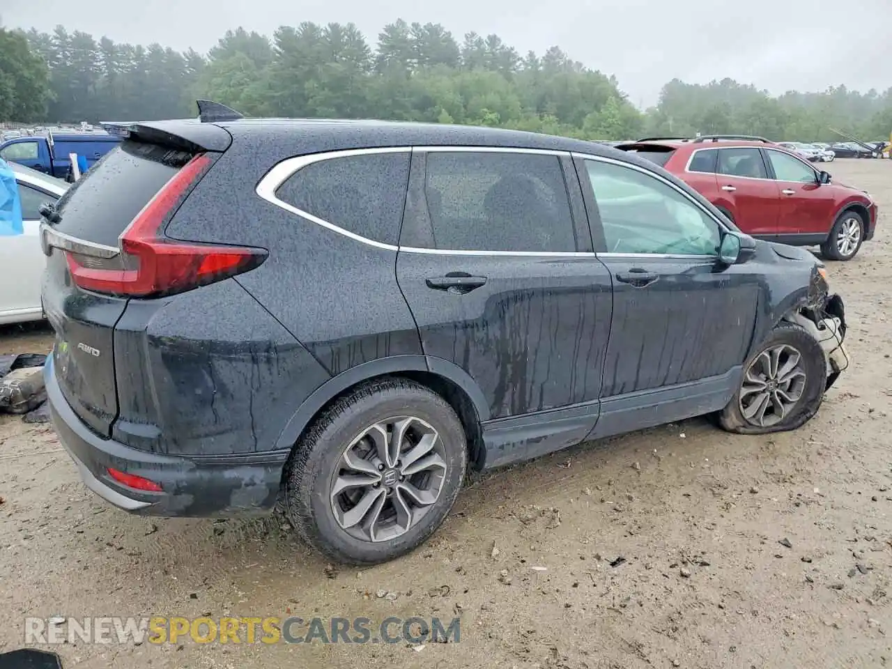 3 fotografías del automóvil dañado 2HKRW2H56MH642846 HONDA CRV 2021