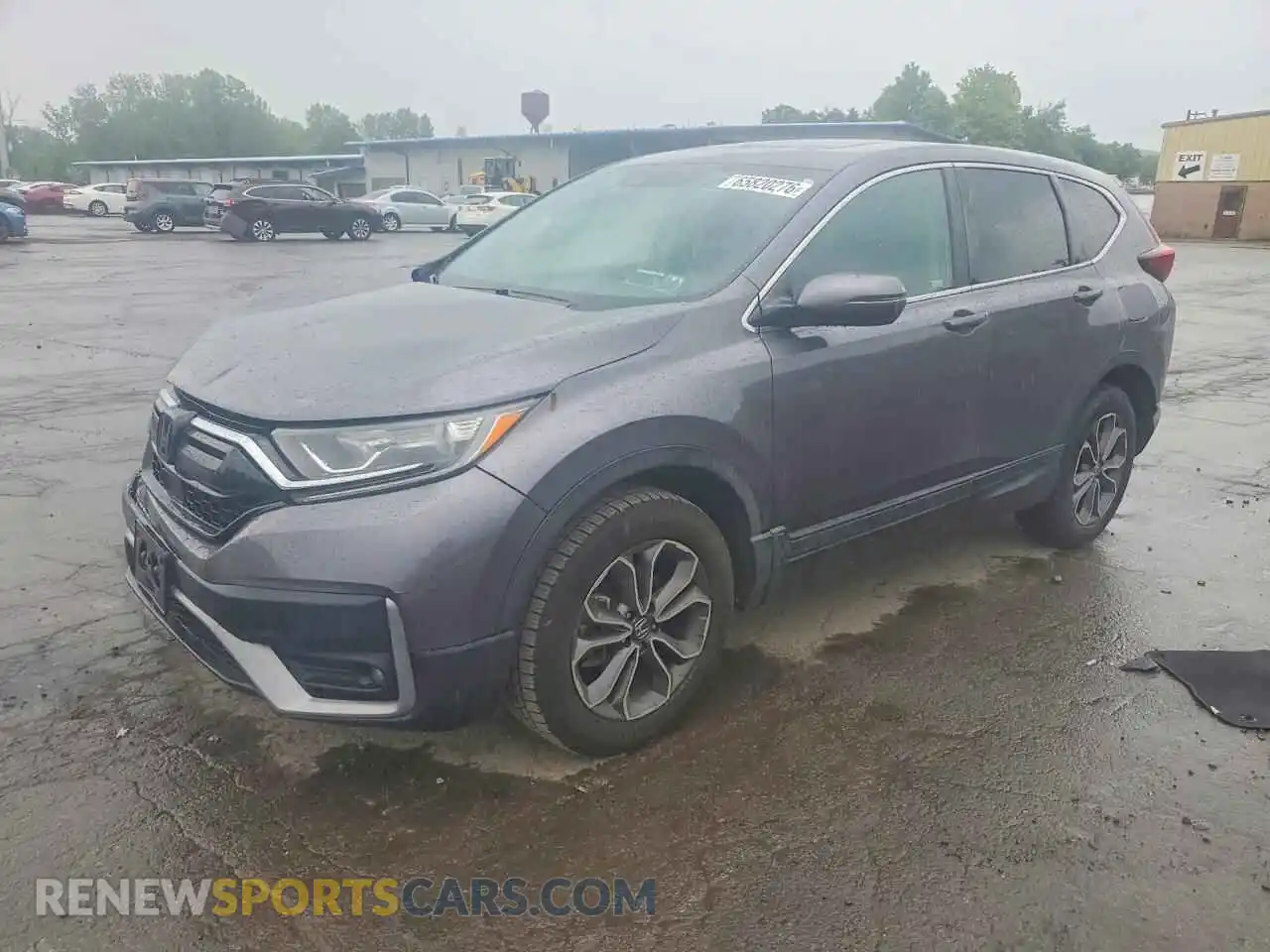 1 Photograph of a damaged car 2HKRW2H56MH650719 HONDA CRV 2021