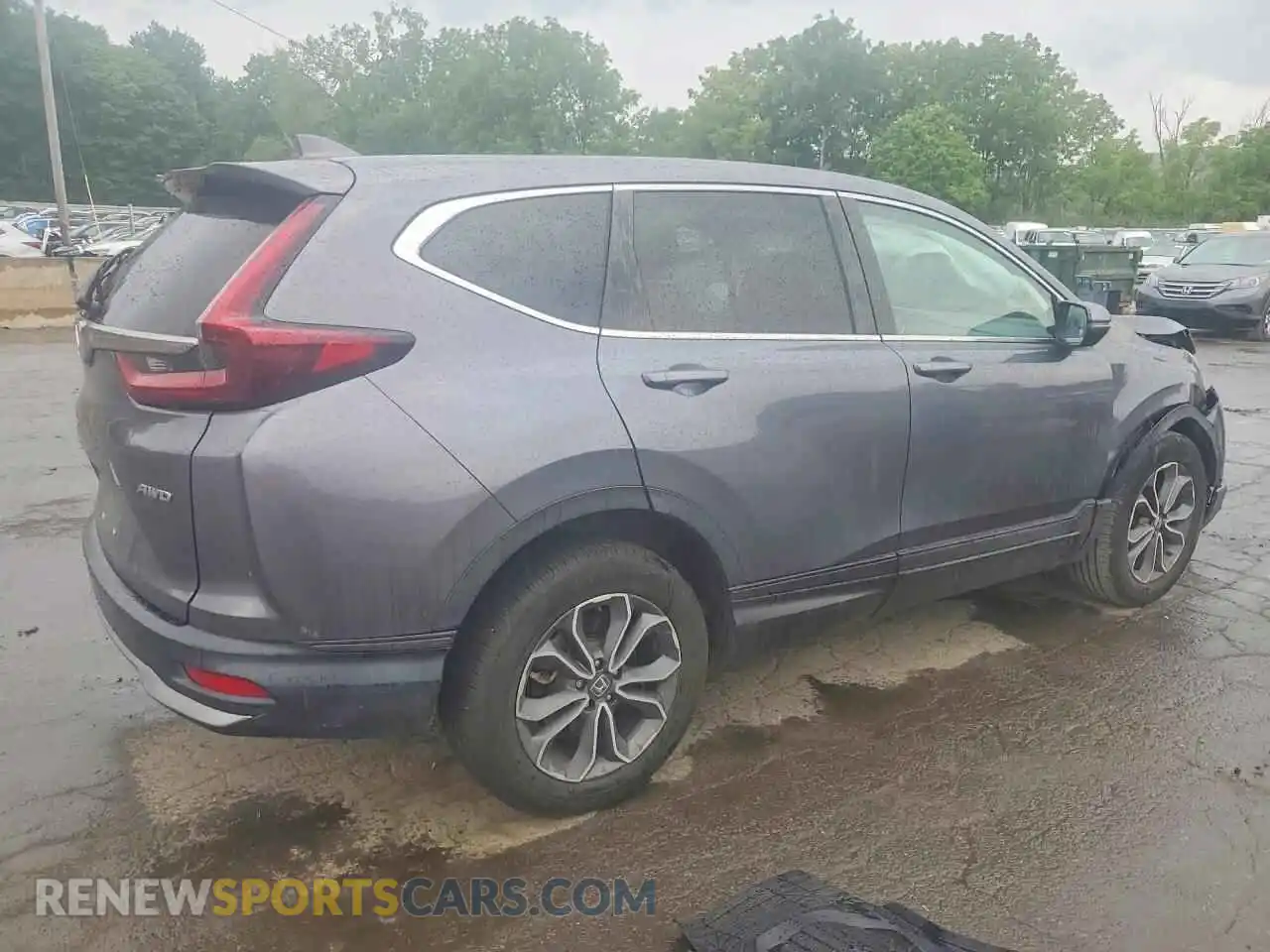 3 Photograph of a damaged car 2HKRW2H56MH650719 HONDA CRV 2021