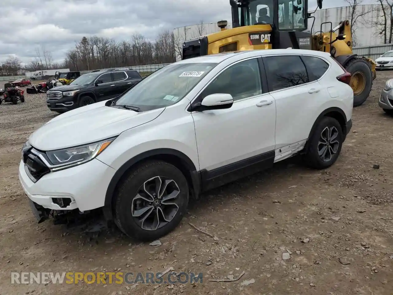 1 Photograph of a damaged car 2HKRW2H57MH601559 HONDA CRV 2021