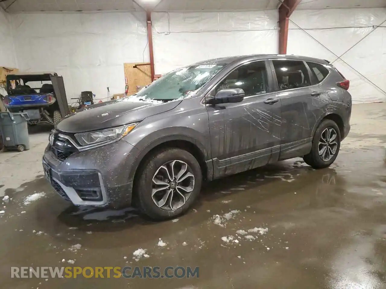 1 Photograph of a damaged car 2HKRW2H57MH644914 HONDA CRV 2021