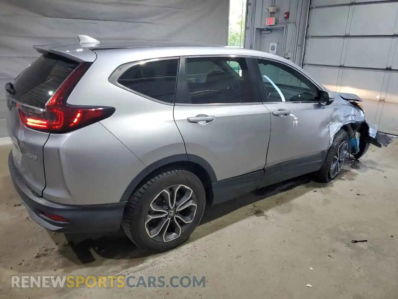3 Photograph of a damaged car 2HKRW2H57MH645478 HONDA CRV 2021