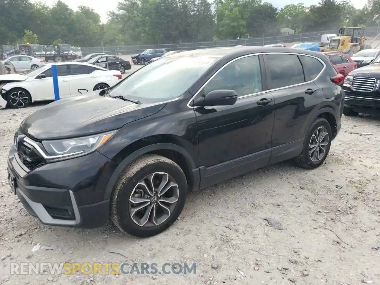 1 Photograph of a damaged car 2HKRW2H57MH670493 HONDA CRV 2021
