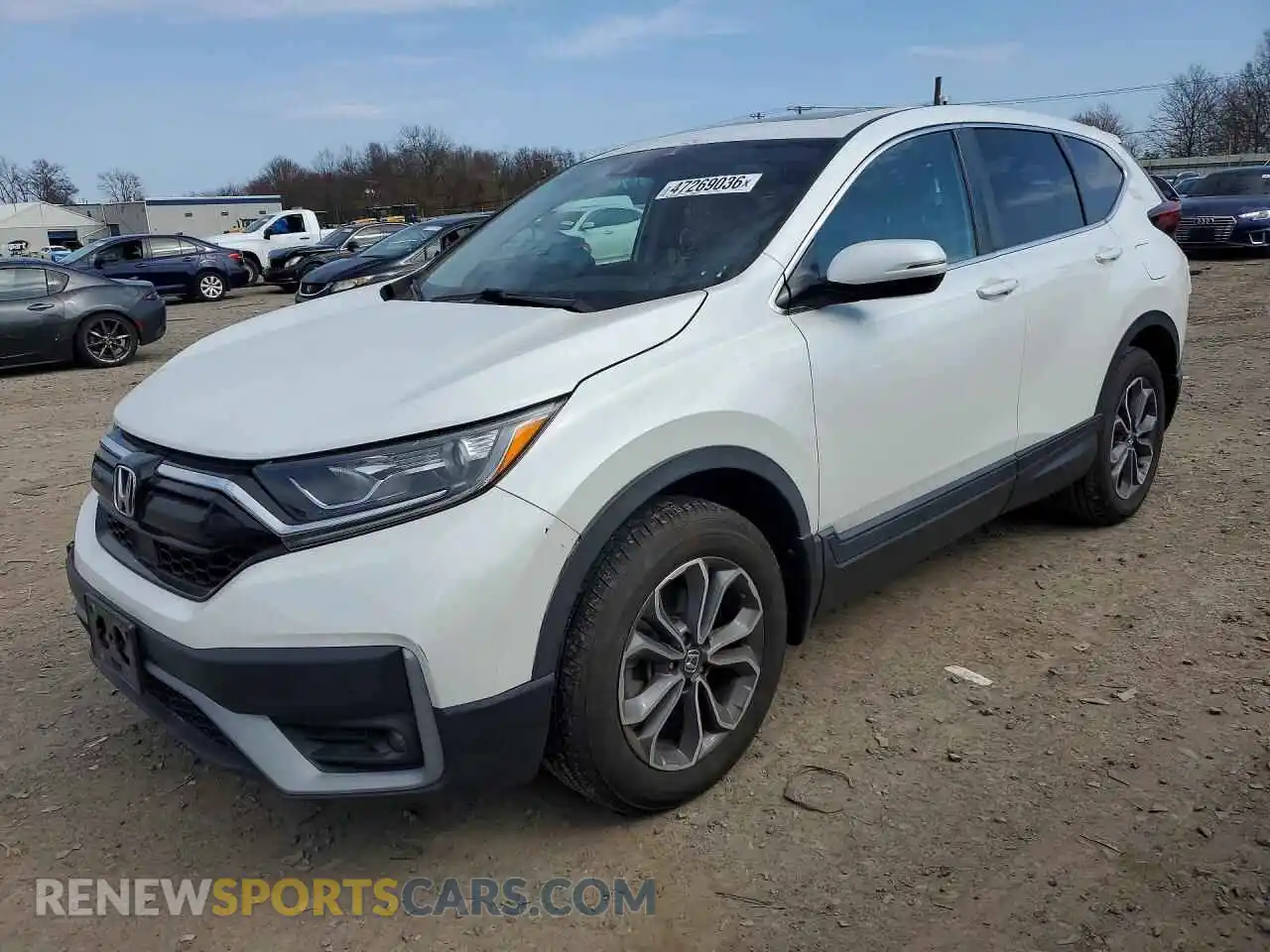 1 Photograph of a damaged car 2HKRW2H58MH636711 HONDA CRV 2021