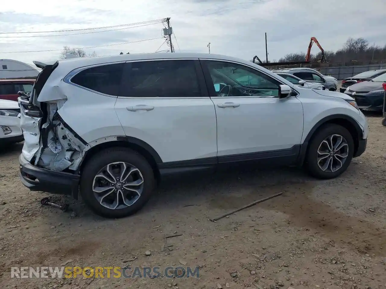 3 Photograph of a damaged car 2HKRW2H58MH636711 HONDA CRV 2021