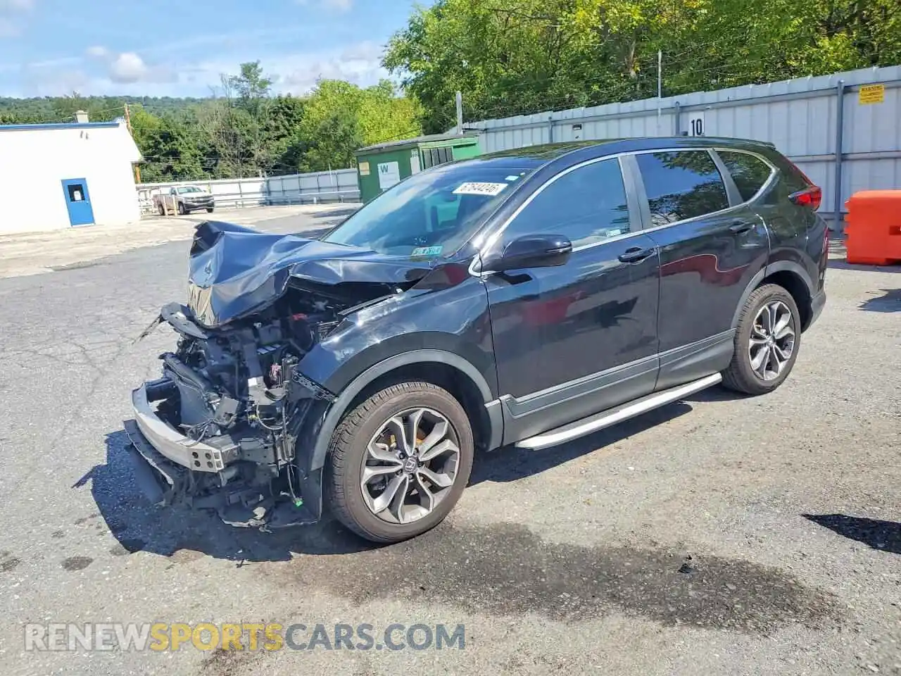 1 Photograph of a damaged car 2HKRW2H58MH642847 HONDA CRV 2021