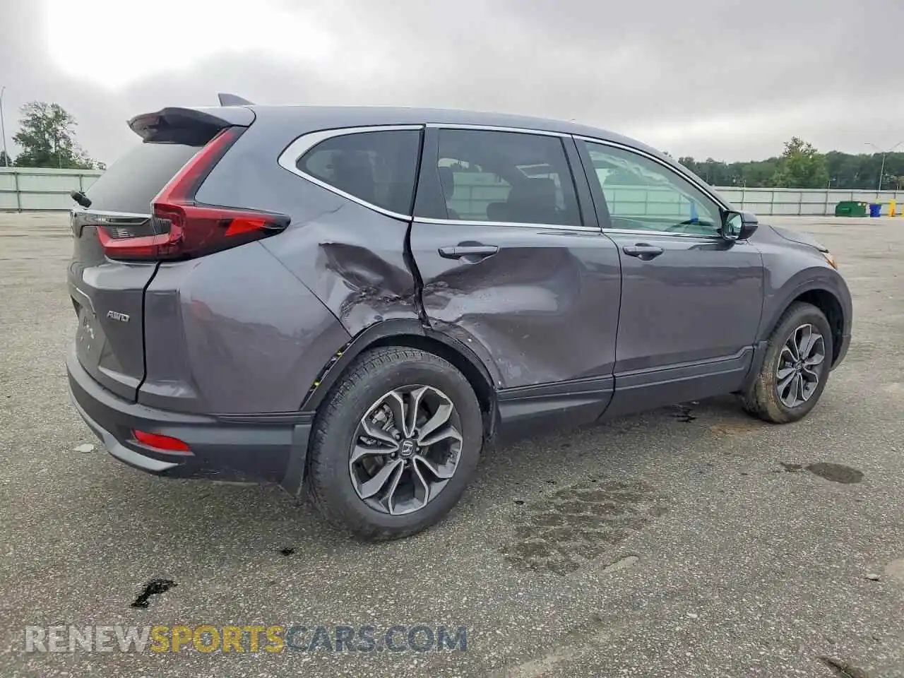 3 fotografías del automóvil dañado 2HKRW2H59MH636278 HONDA CRV 2021