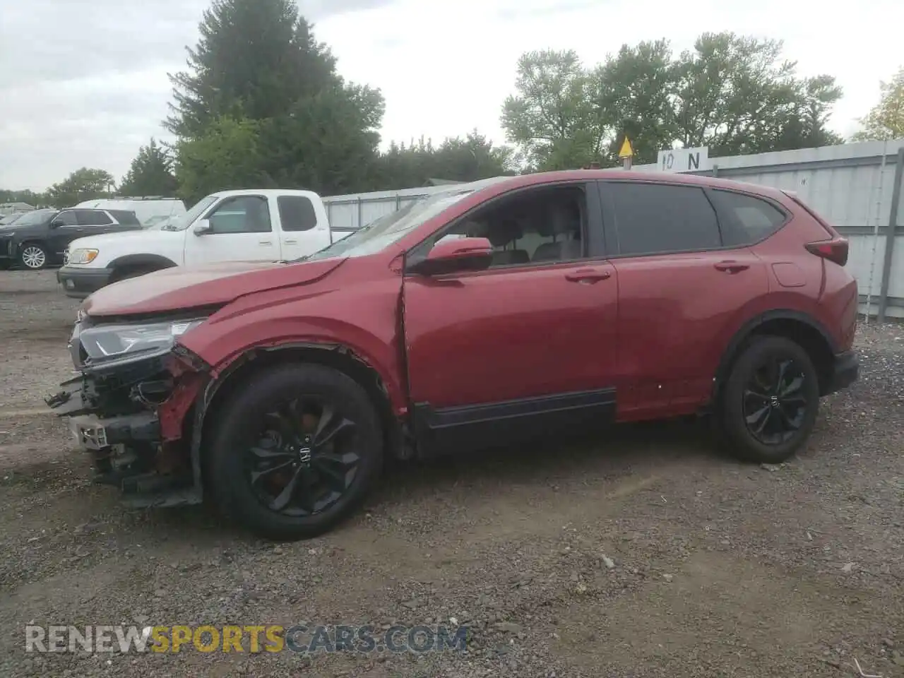 1 Photograph of a damaged car 2HKRW2H59MH644865 HONDA CRV 2021