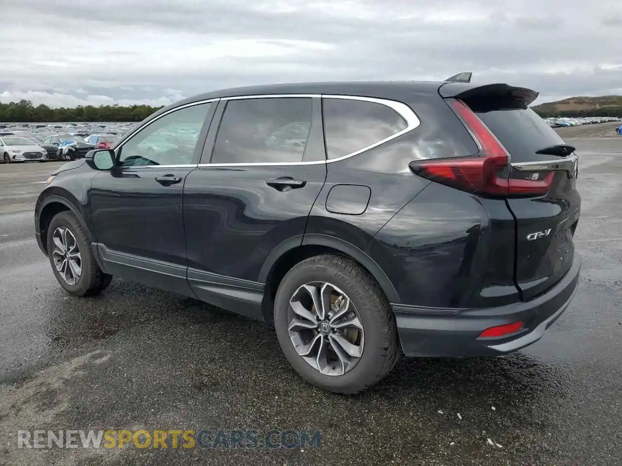 2 Photograph of a damaged car 2HKRW2H5XMH615861 HONDA CRV 2021