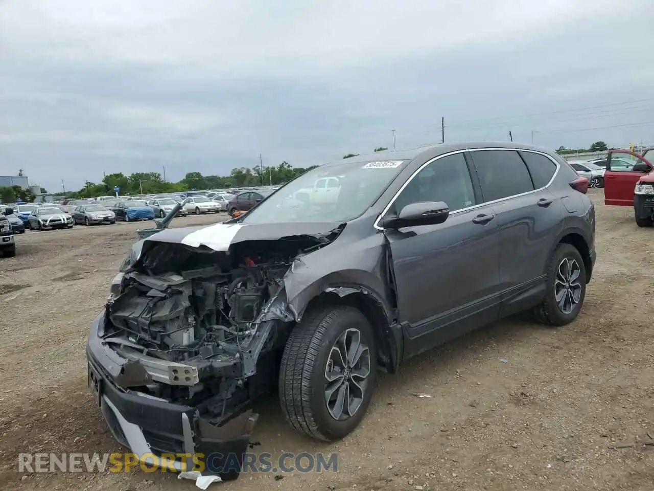1 fotografías del automóvil dañado 2HKRW2H5XMH618453 HONDA CRV 2021