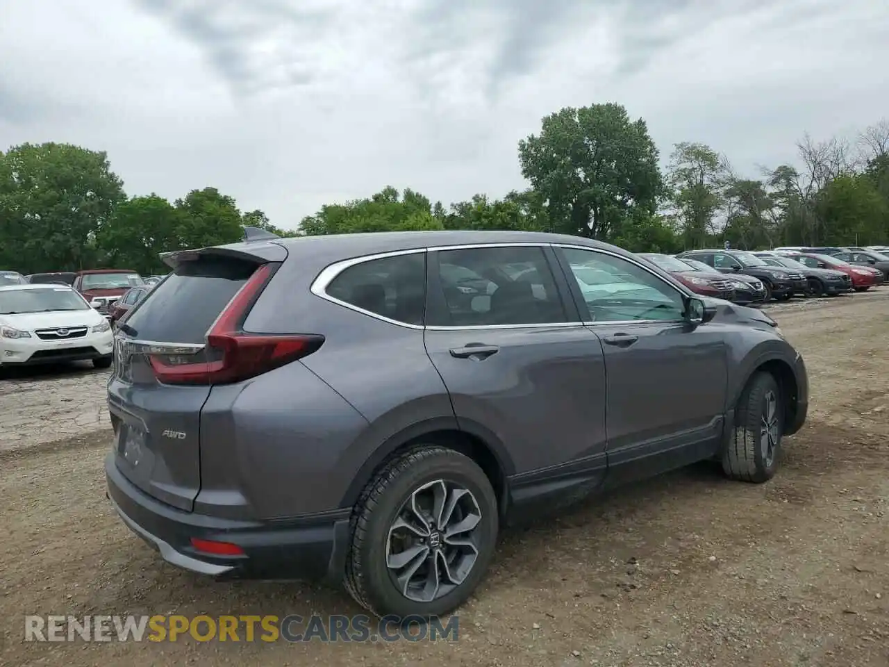 3 fotografías del automóvil dañado 2HKRW2H5XMH618453 HONDA CRV 2021