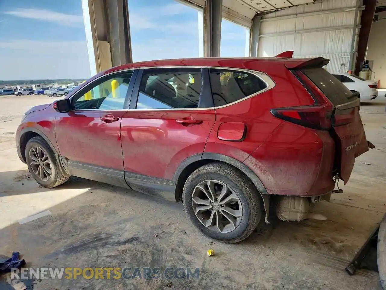 2 fotografías del automóvil dañado 2HKRW2H5XMH630473 HONDA CRV 2021