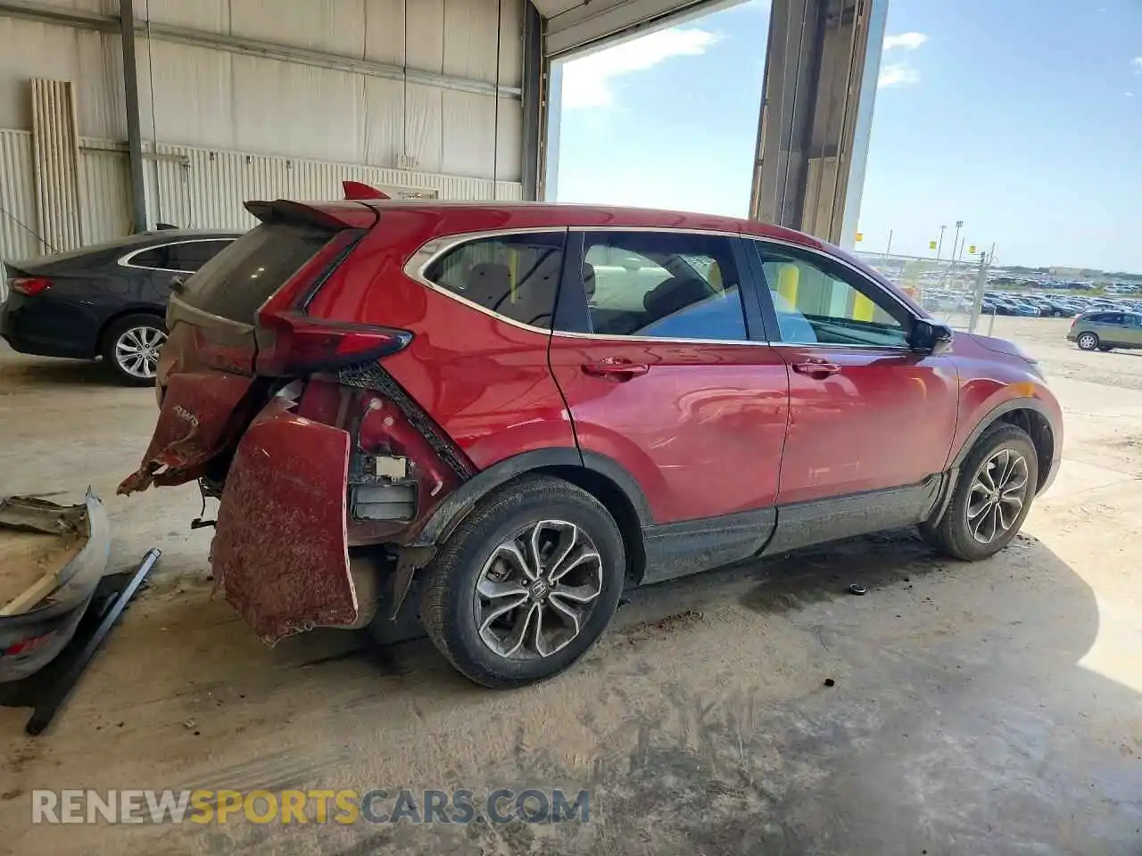 3 fotografías del automóvil dañado 2HKRW2H5XMH630473 HONDA CRV 2021